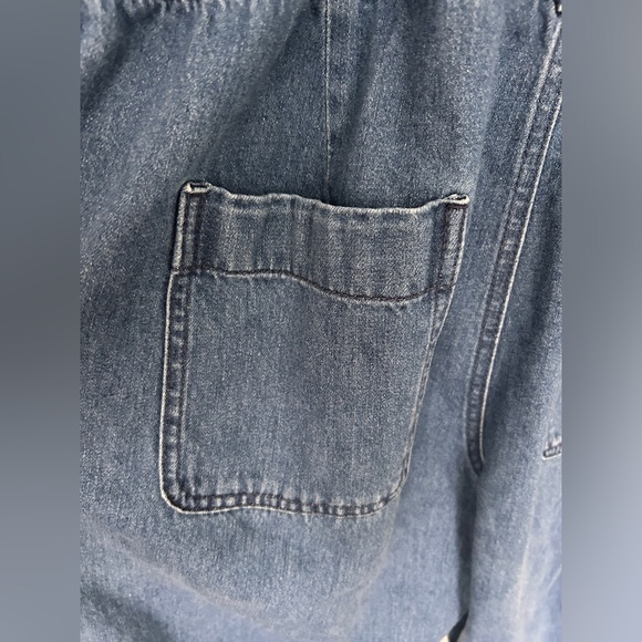 Old Navy One Piece Jumpsuit in Dark Blue Denim Size Large - Picture 10 of 10